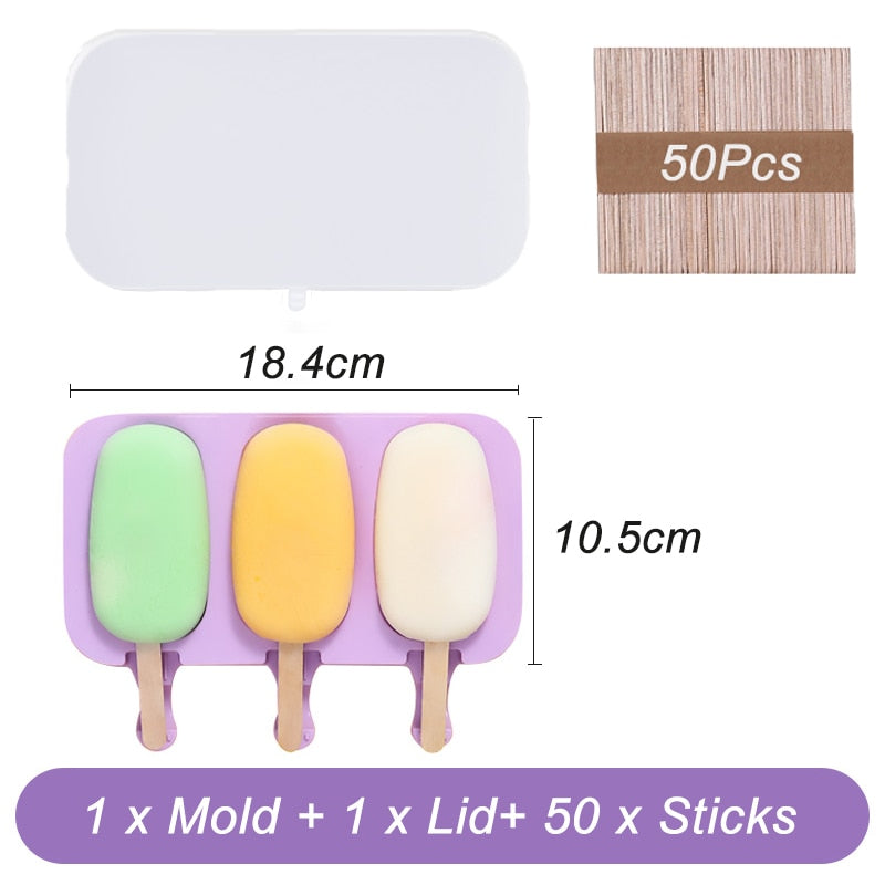 Eiscremeform Popsicle Formen mit Deckel DIY selbstgemachte Eis am Stiel Form | Brehn