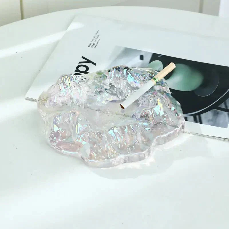 Eisstil-Berg-Glas-Aschenbecher-Dekoration