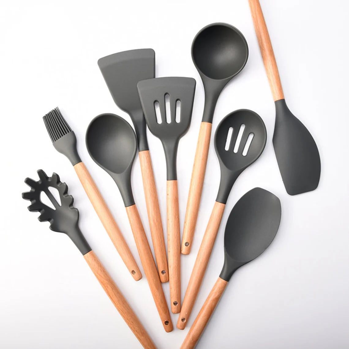 9 Stück Silikon Küchenutensilien Set | Brehn