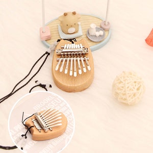 Mini-Kalimba mit 8 Tasten für Anfänger