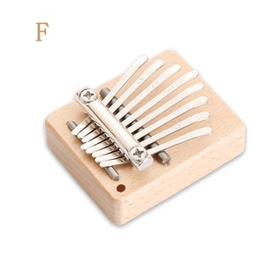 Mini-Kalimba mit 8 Tasten für Anfänger