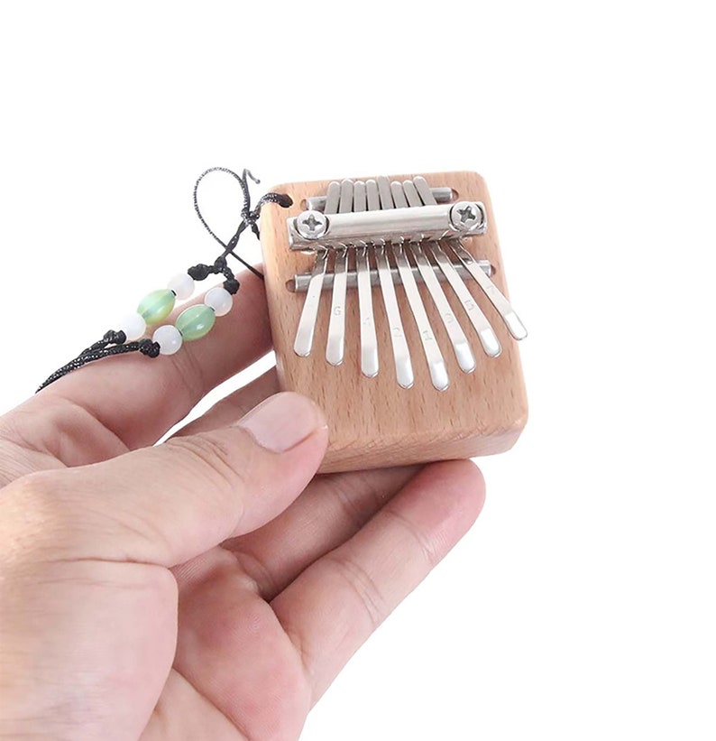 Mini-Kalimba mit 8 Tasten für Anfänger