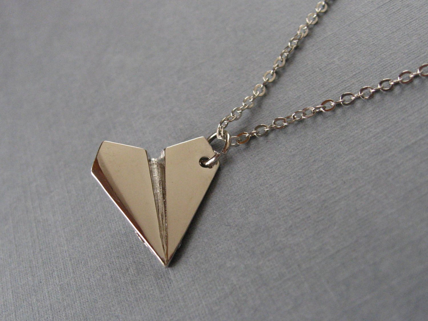 Paper Airplane Necklace | Brehn