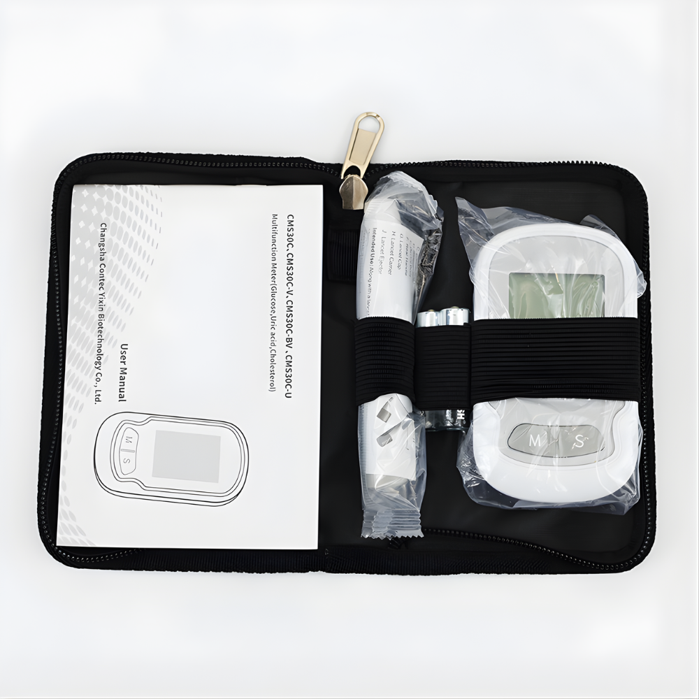 Cholesterin-Heimtestkit, tragbares Blutzuckermessgerät