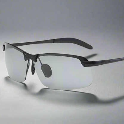 Polarisierte photochrome Sportsonnenbrille