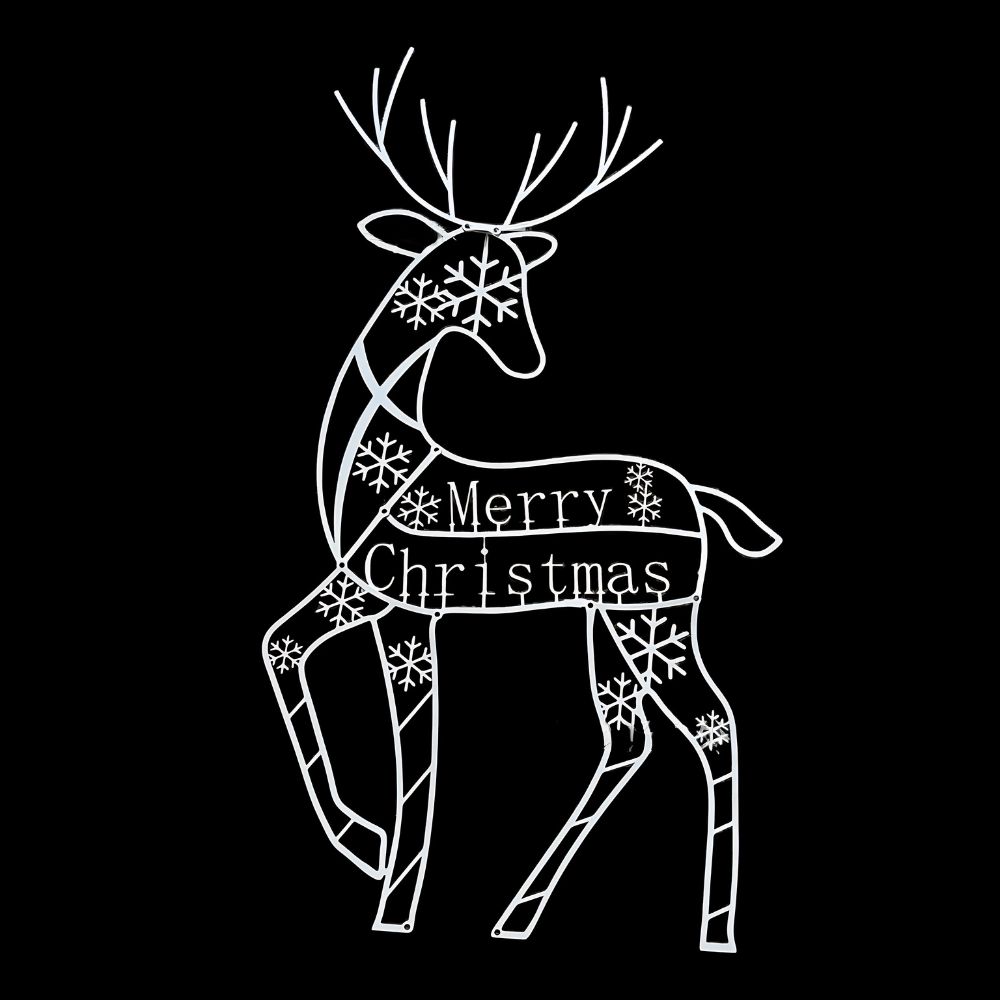 Brehn | Weihnachtsdekorationen Rentier Schlitten Lichtdisplay