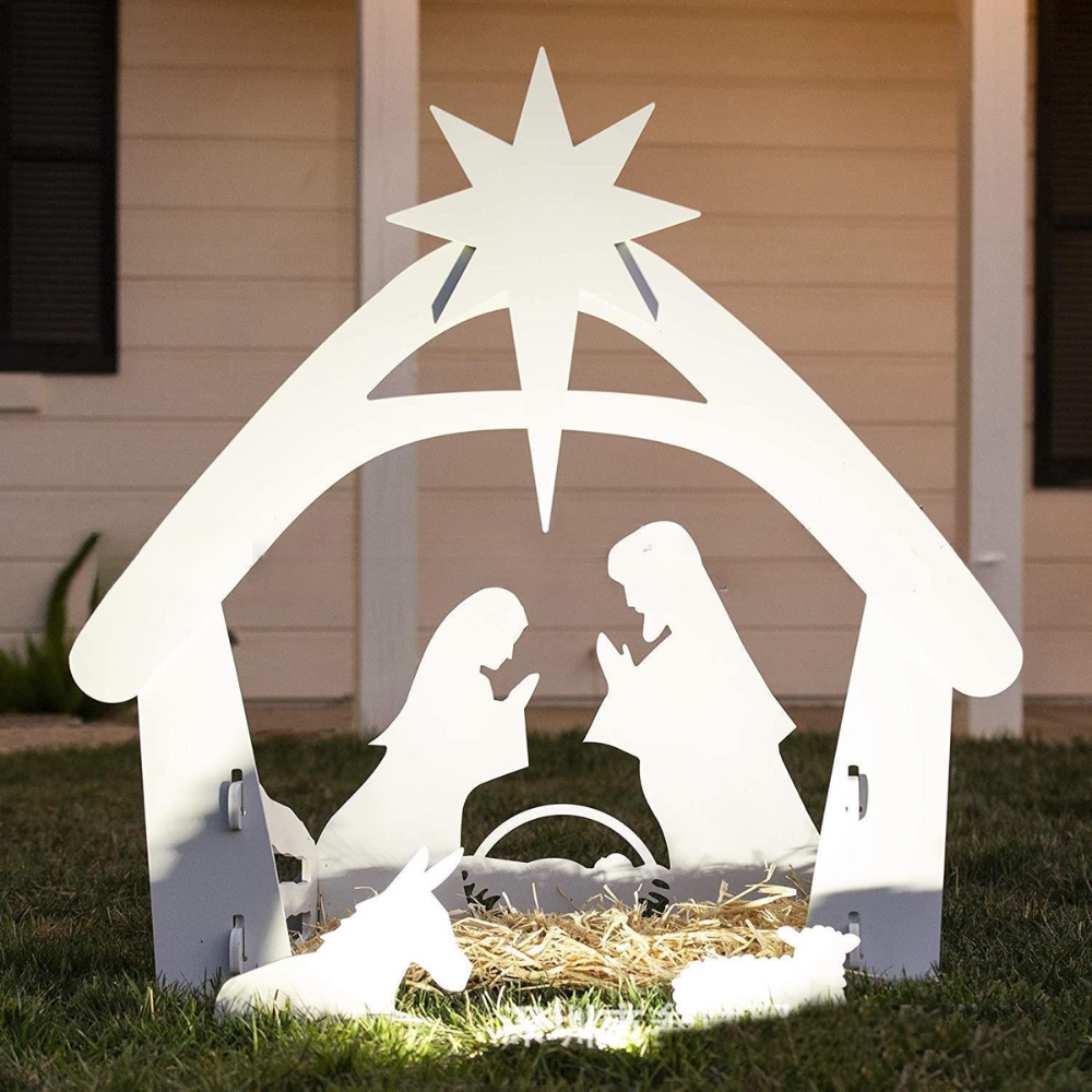 Brehn | Outdoor-Weihnachtskrippe Silhouette Anzeige