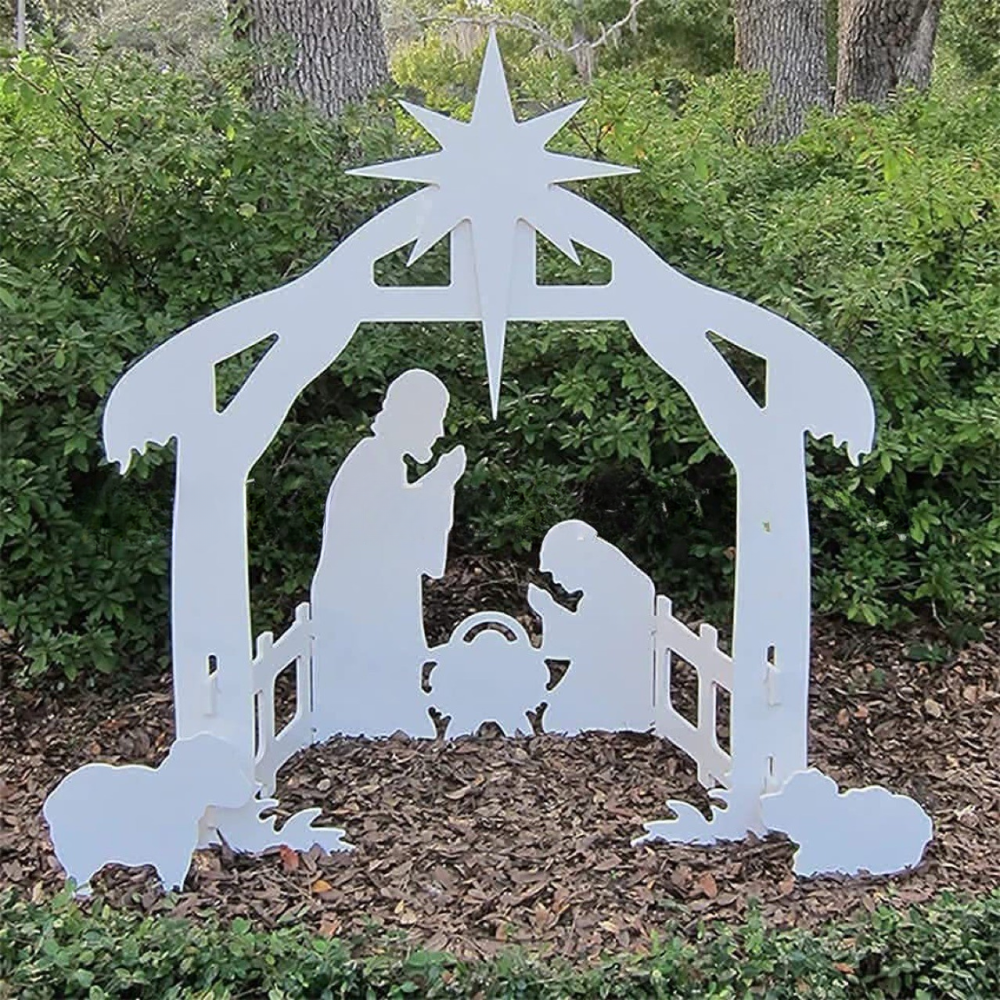 Brehn | Outdoor-Weihnachtskrippe Silhouette Anzeige