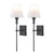 Wiederaufladbares kabelloses Wandleuchten-Set, 2er-Pack
