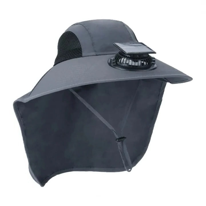 Solar Fan Hut mit breiter Krempe UV-Schutz | Brehn