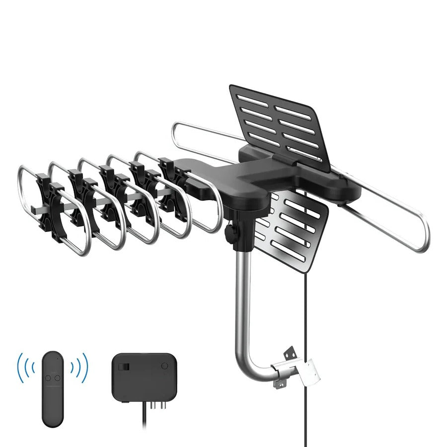 Außenantenne für HD-Fernsehen mit 360°-Motor