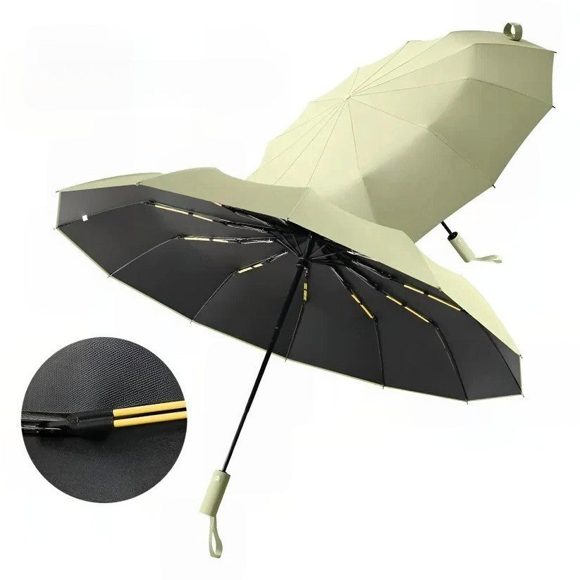 Umweltfreundlicher, winddichter Regenschirm