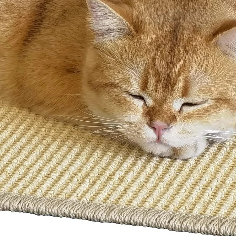 Sisal-Kratzbrettmatte, strapazierfähige Kratzunterlage für Katzen
