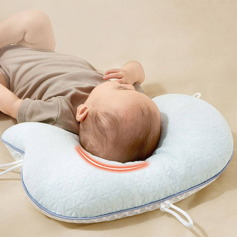 Babykissen mit Memory-Schaum und Baumwollbezug, tragbares Stützkissen für Säuglinge
