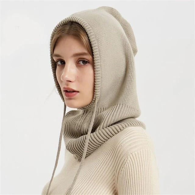 Weiche Kaschmir-Strickmütze für Winter und kaltes Wetter
