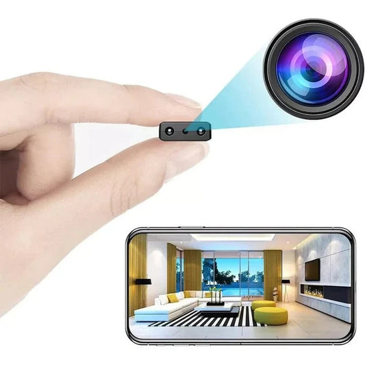 Brehn Mini-WLAN-Überwachungskamera 1080p mit Nachtsicht & Bewegungserkennung – Echtzeitüberwachung für Zuhause und Büro