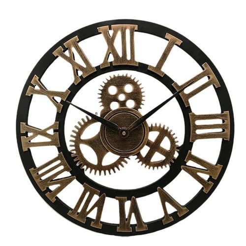 Wanduhr im industriellen Stil
