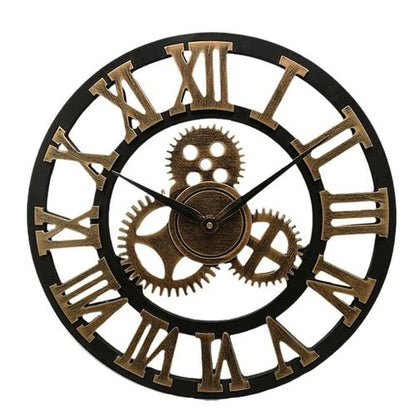 Wanduhr im industriellen Stil
