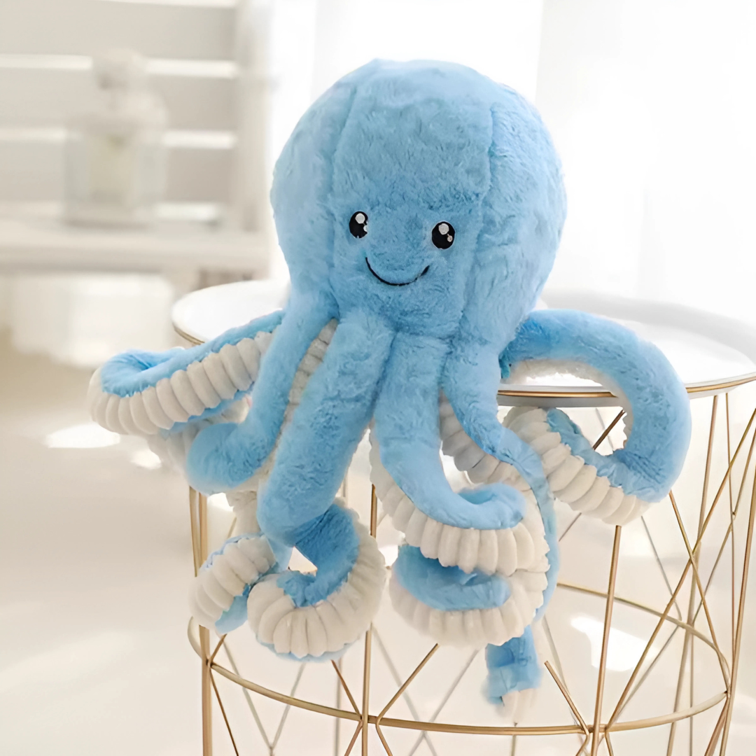Plüsch-Oktopus aus weicher Baumwolle – Kinderspielzeug