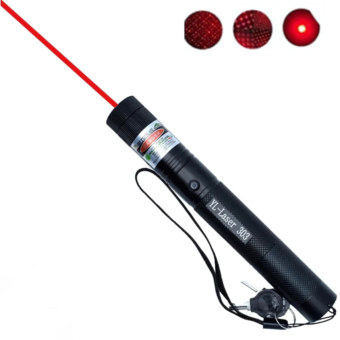 Laserpointer aus Aluminium, einstellbarer Fokus