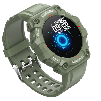 Smartwatch mit Fitness-Tracking – IP67 wasserdicht, 1,3 Zoll Display, für Android & iOS, Silikonarmband