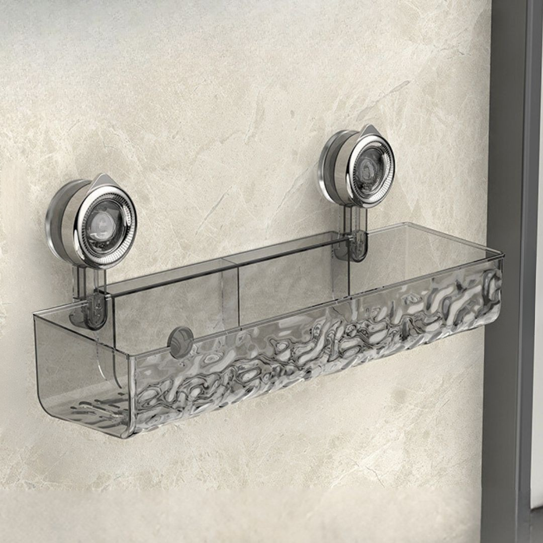 Duschablage mit Saugnapf für die Ecke, Badezimmerregal