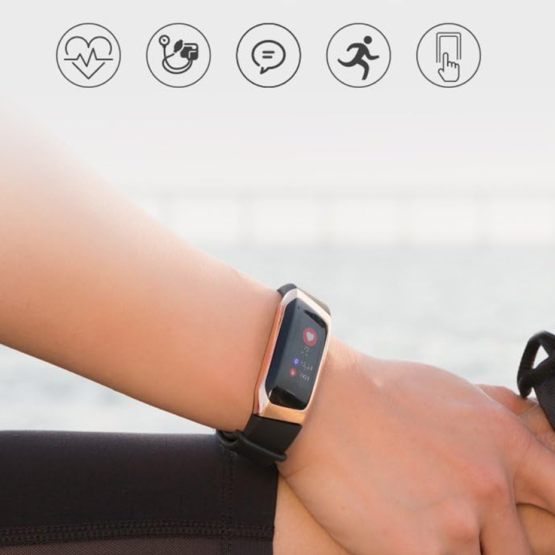Smartwatch-Fitness-Tracker mit Herzfrequenzmessung