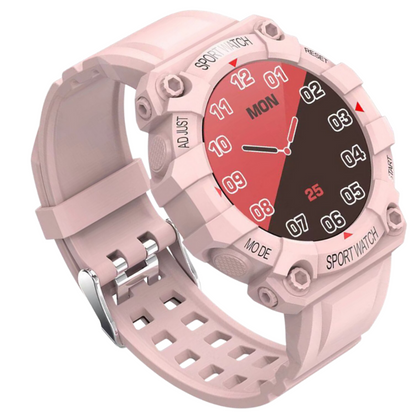 Smartwatch mit Fitness-Tracking – IP67 wasserdicht, 1,3 Zoll Display, für Android & iOS, Silikonarmband