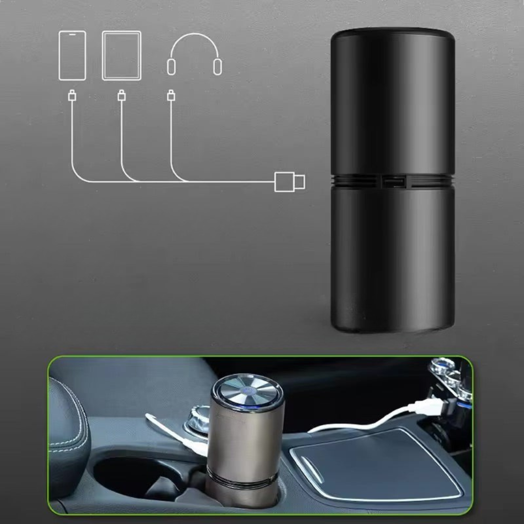 Luftreiniger, kompakter USB-Ionisator aus Metall