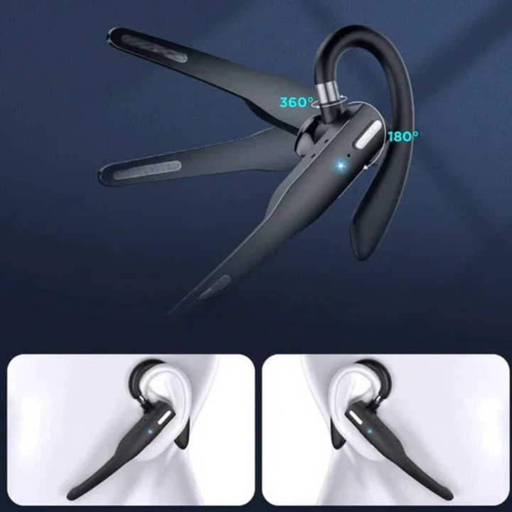 Brehn | Bluetooth-Headset mit Mikrofon Geräuschunterdrückung Ohrhörer