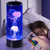 SerenitySphere – LED-Aquarium-Quallenlampe | Beruhigende Lavalampe mit 7 Farben | Atmosphärische Beleuchtung