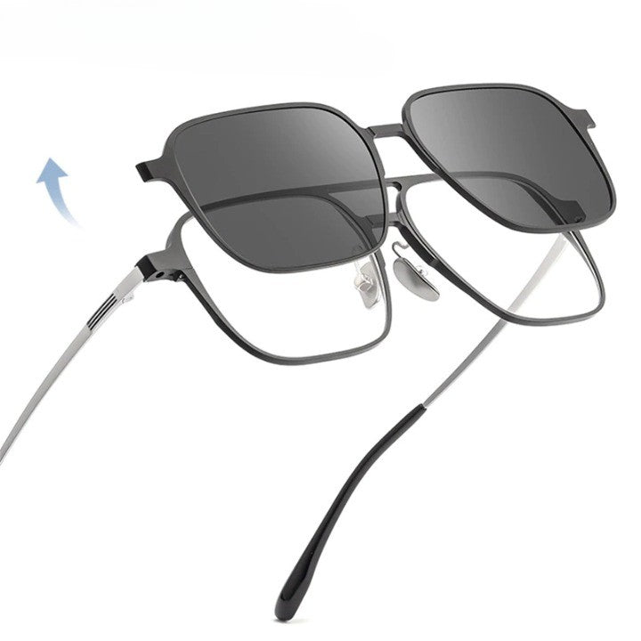 Brehn | Pure Titanium Magnet Clip-On Brille