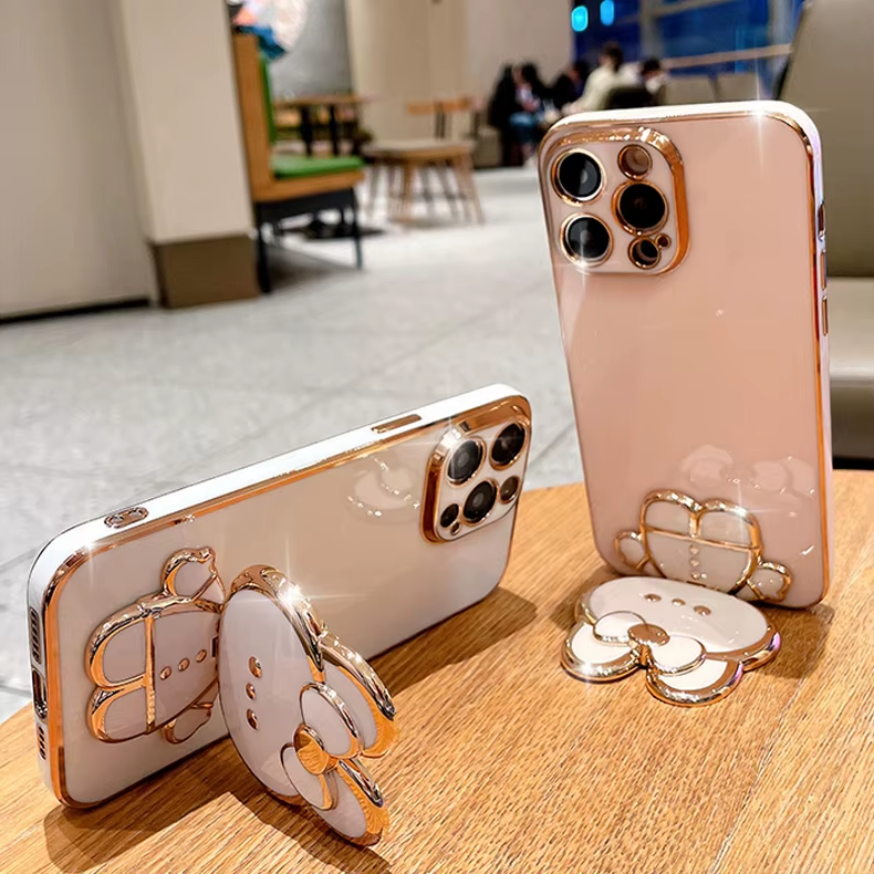 Brehn | 3D Hase Koreanischer Stil Spiegel iPhone Hülle