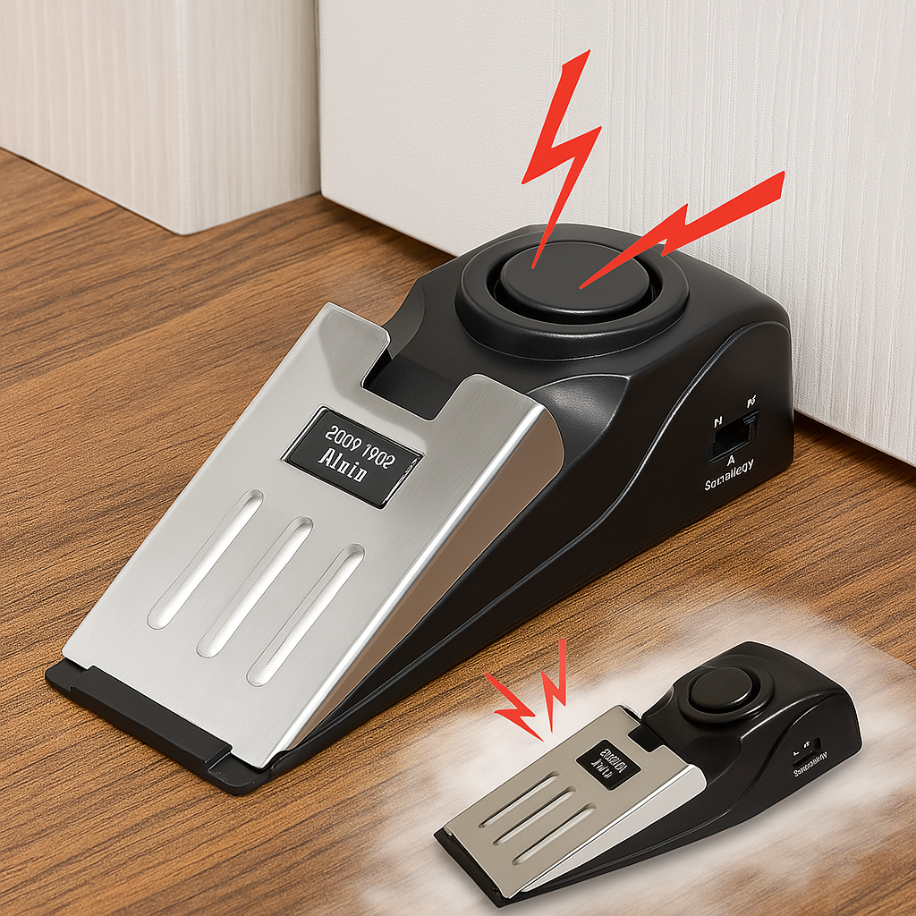 Tragbarer kabelloser Alarm Türstopper | Brehn