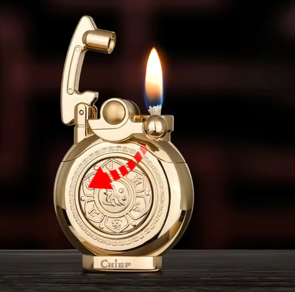 Mechanischer Flip Top Kerosin Winddichter Feuerzeug | Brehn