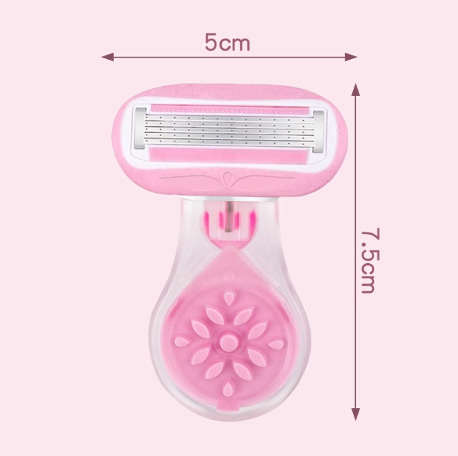 Brehn | Kompakt Pink Lady Schutz Rasierer Set