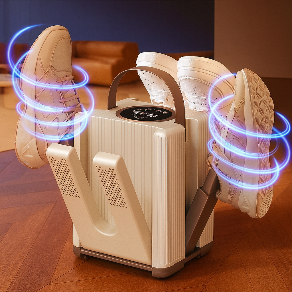 Brehn | Six-Arm Schnellheizbarer Faltbarer Elektrischer Schuhtrockner