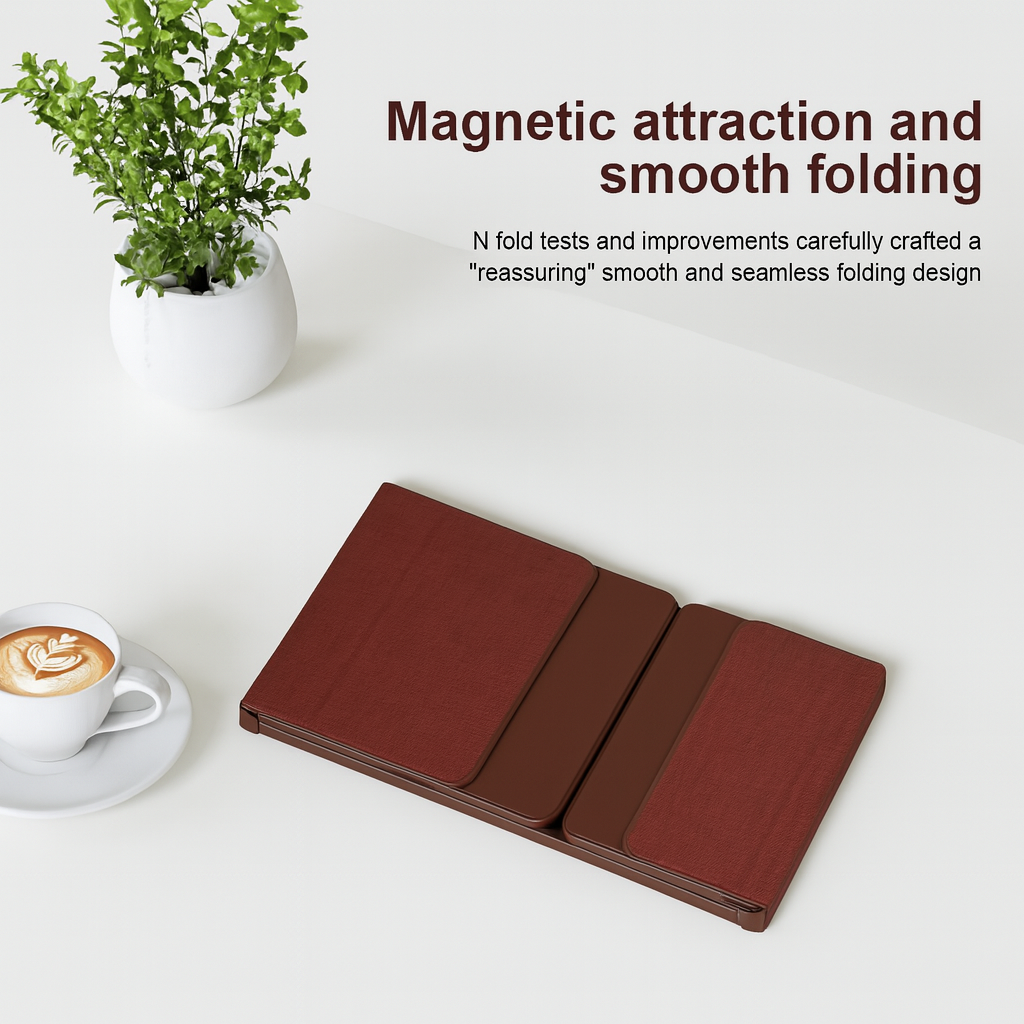 Brehn | Kabellose tragbare schlanke Smart Tri-Fold Bluetooth-Tastatur
