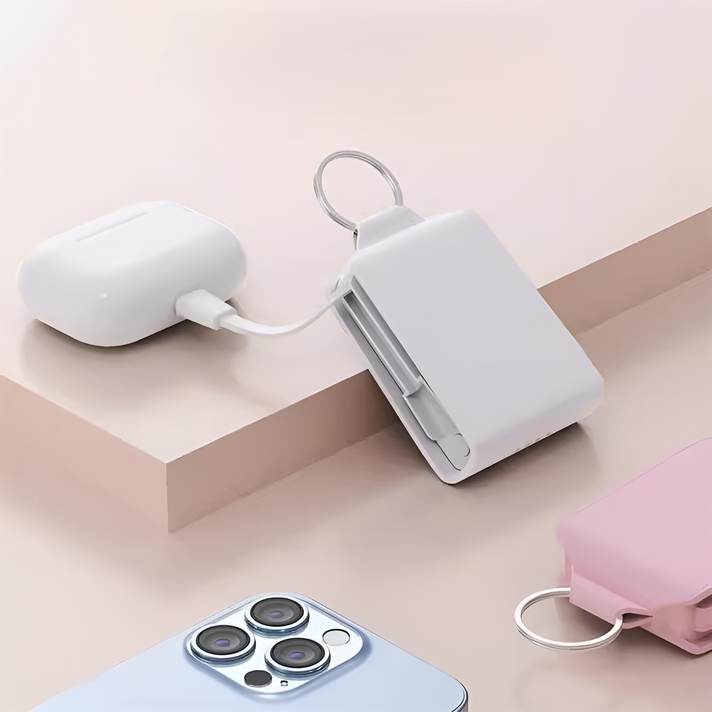 Brehn | Mini Notfall tragbare Powerbank Schlüsselanhänger