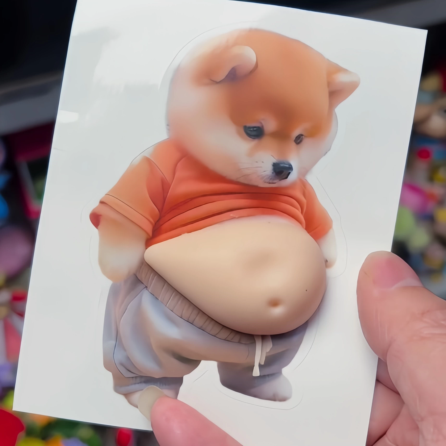 Chubby Shiba Silikon Aufkleber Schutz | Brehn