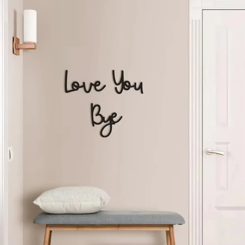 Brehn | Love You Bye Holzschild