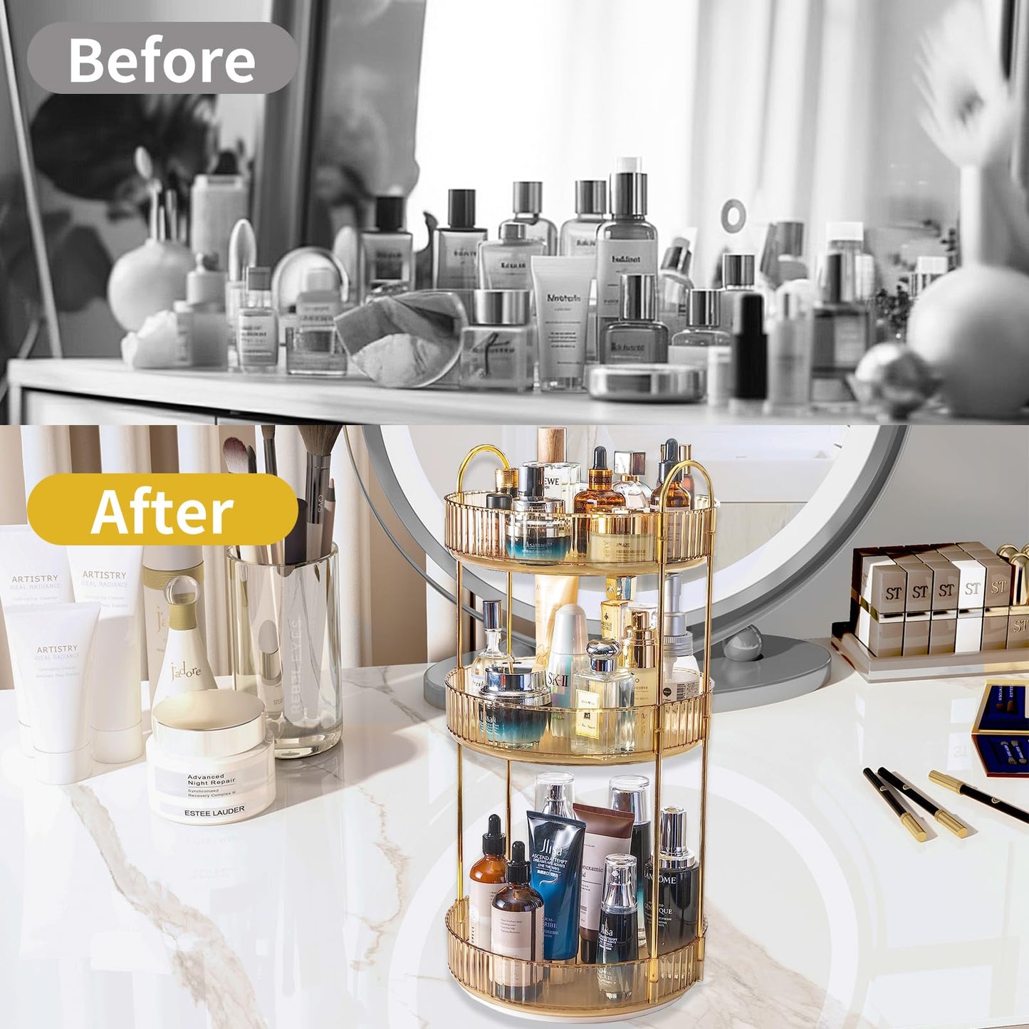 Brehn | 360° drehbarer Makeup-Organizer