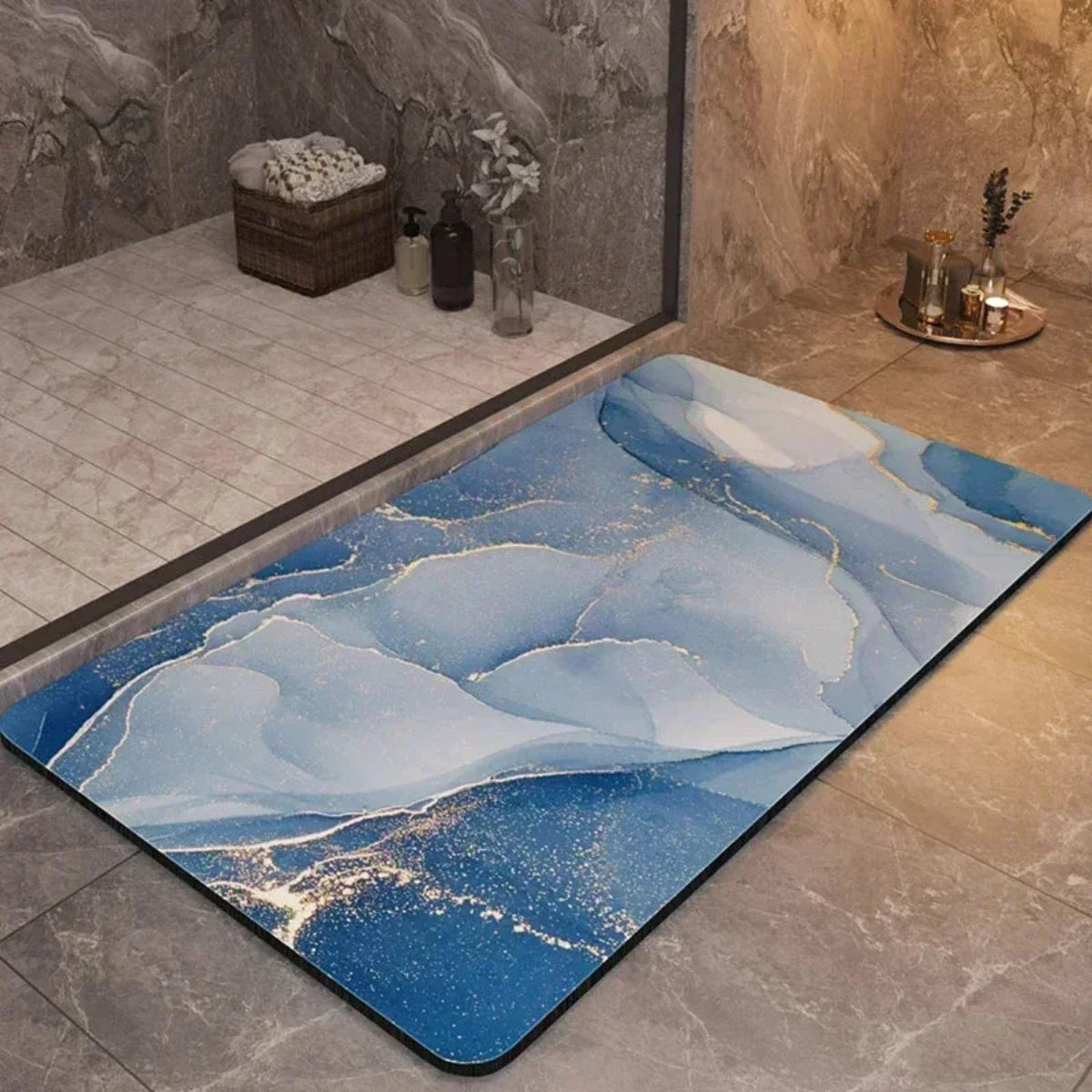 Rutschfeste, schnelltrocknende Badematte – Ultra saugfähiges Design