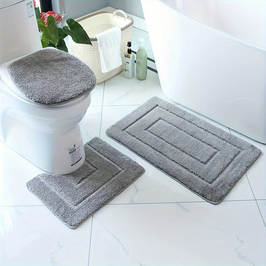 SoftStep Luxe Badmatte Set – Rutschfest, Schnell trocknend und Waschbar | Brehn
