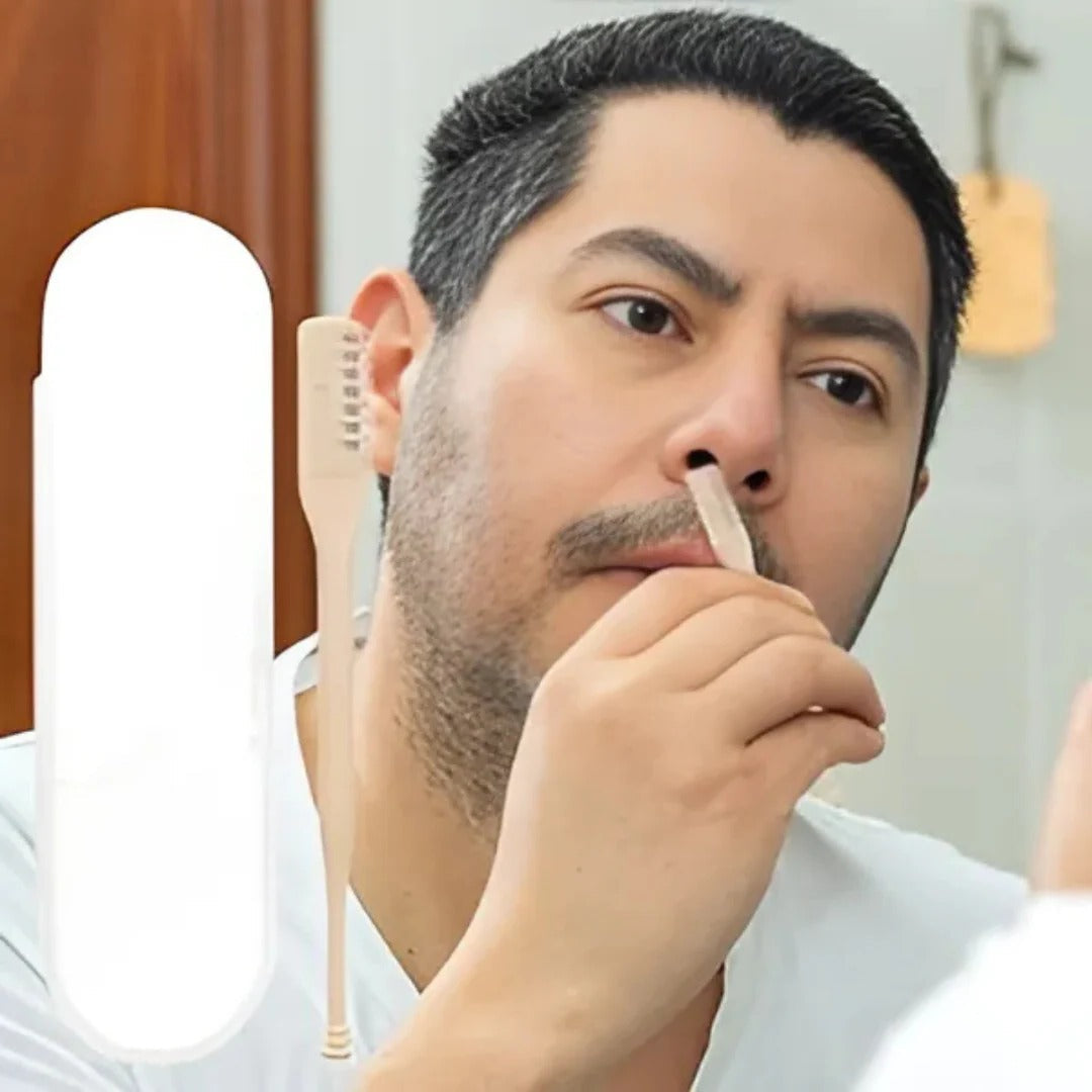 Kompakter Nasentrimmer mit 360° drehbarem Kopf – Präzise Nasenpflege für Männer und Frauen