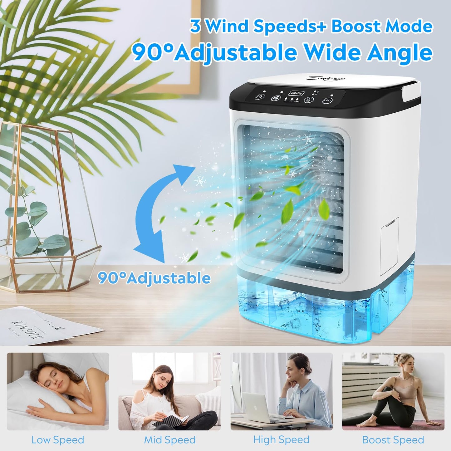 Brehn | 4-in-1 Mini tragbare Klimaanlage