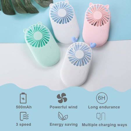 Mini wiederaufladbarer Ventilator USB | Brehn