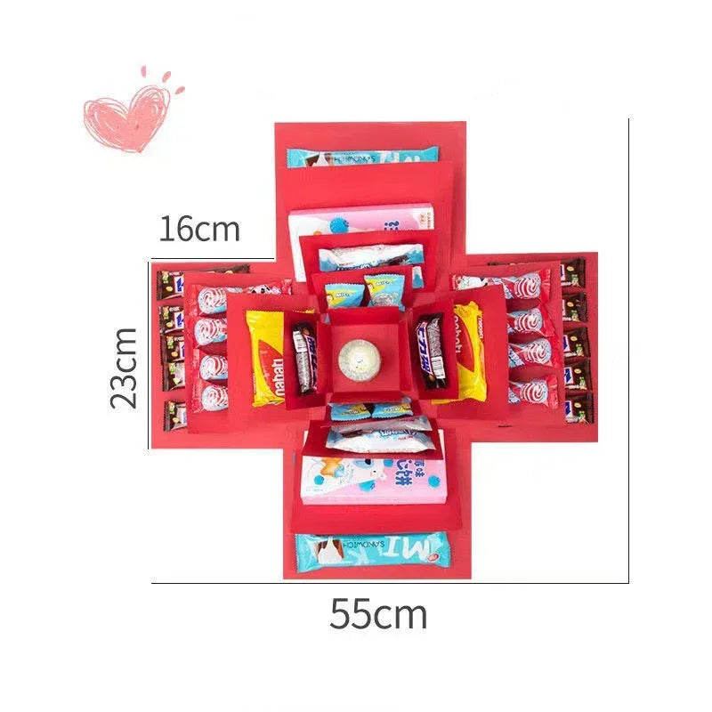 Überraschungs-Explosions-Geschenkbox-Set