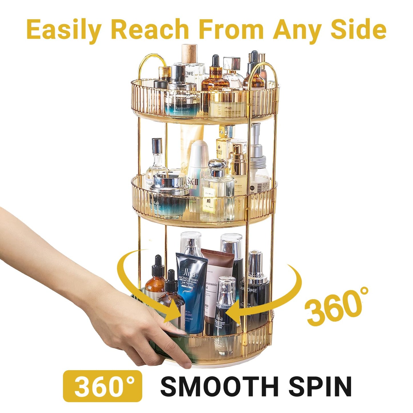 Brehn | 360° drehbarer Makeup-Organizer
