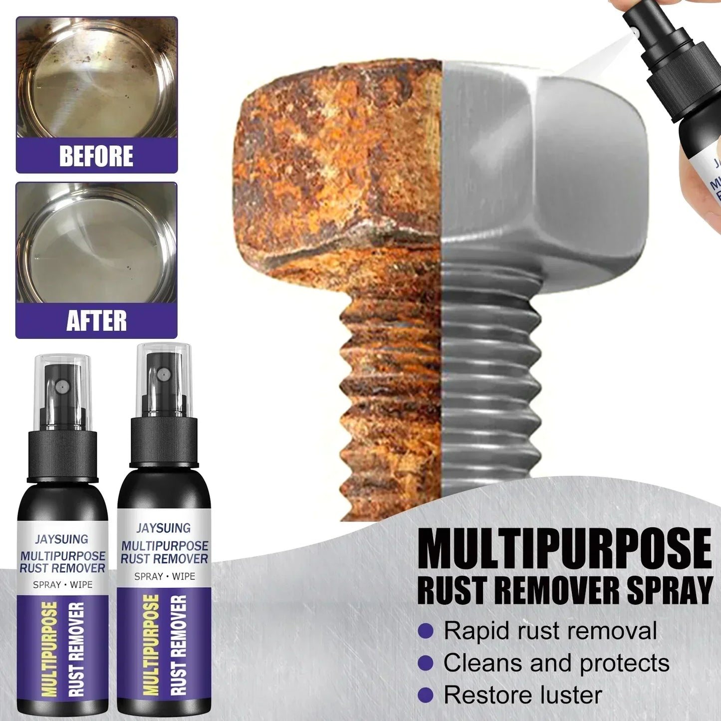 Brehn | RustAway – Rostspray, Beseitigt Rost und Stellt Autoteile Wieder Her